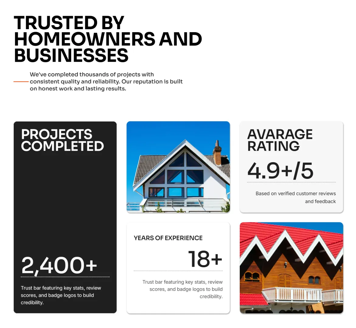 Roofing Web Site Design