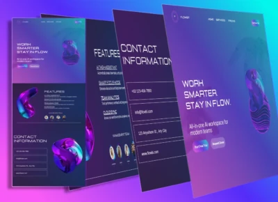 Portfolio Flowbit Designed by Kick Visual